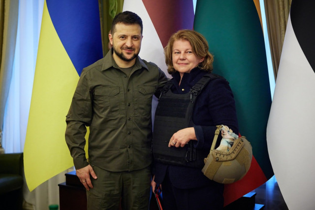 Зустріч Президента України з головами парламентів Литви, Латвії та Естонії 25 березня 2022 року. Фото: Офіційне інтернет-представництво Президента України